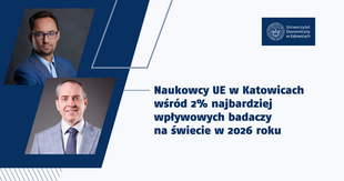 grafika ze zdjęciami profesorów oraz tytułem newsa