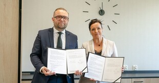 Mateusz Rykała oraz Kamila Bartuś