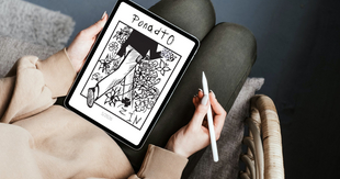 okładka najnowszego numeru na tablecie