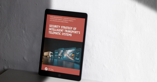 tablet wyświetlający okładkę monografii